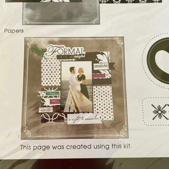 Me & My Big Ideas 12 x 12  Royal Caribbean Formal Night Cruise Scrapbook Kit - Picture 5 of 8